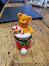 ODD BOX CERAMIC TEDDY BEAR in