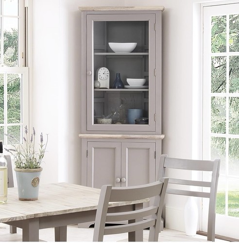 Corner display cabinet - display, dove