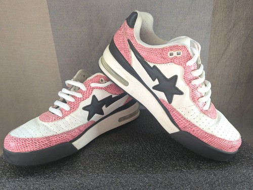 Bape bapesta pink snake 7uk - pink,