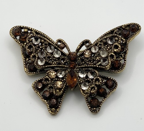 Vintage style butterfly brooch - style,