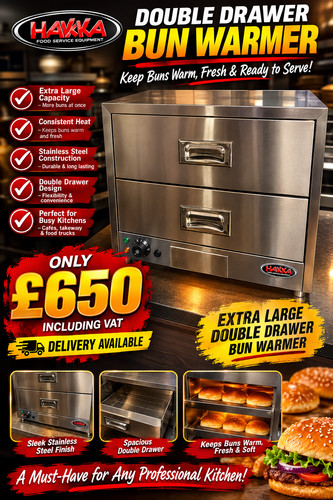 Hakka double bun warmer - double,