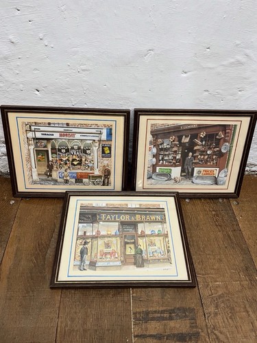 Set three prints from a - three,