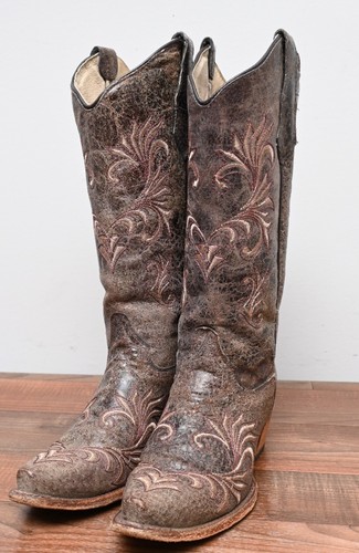 Corral circle brown leather - corral,