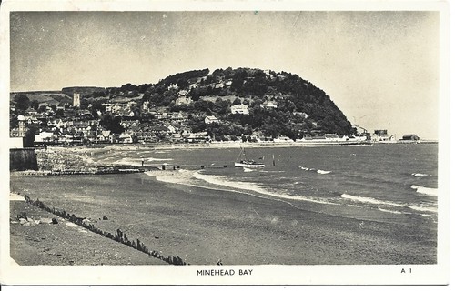 Scarce old postcard - r/p,