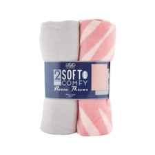 Coloroll Pink Stripe & Grey