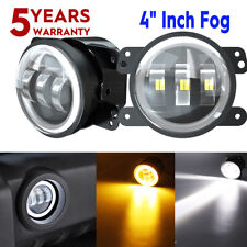 4"inch LED Front Round Fog Lights Lamp L+R Set For Ford Transit Custom 2012-2016
