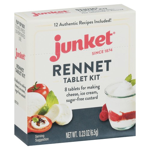 Junket rennet tablets oz - tablets, 0.23