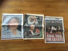 Queen Elizabeth, The Queen Mother Funeral - Daily Mail Newspaper 11 April 2002