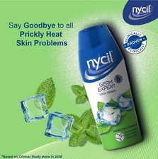 Nycil Cool Talcum Powder - Instant Relief from Prickly Heat, Sweat, and Itching