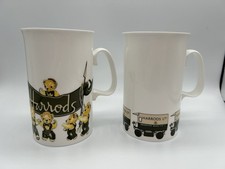 HARRODS:  2 x Bone China Mugs