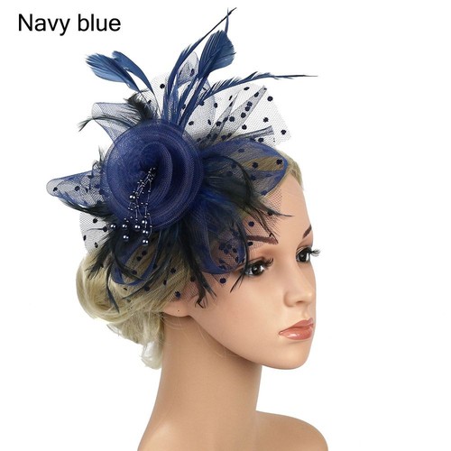 Large wedding fascinator - large,