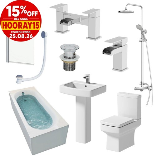 Complete bathroom suite 1500mm - complete,