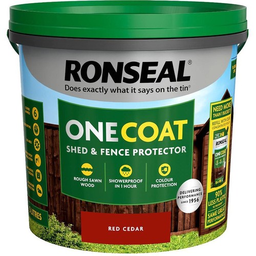 Ronseal one coat - coat, shed