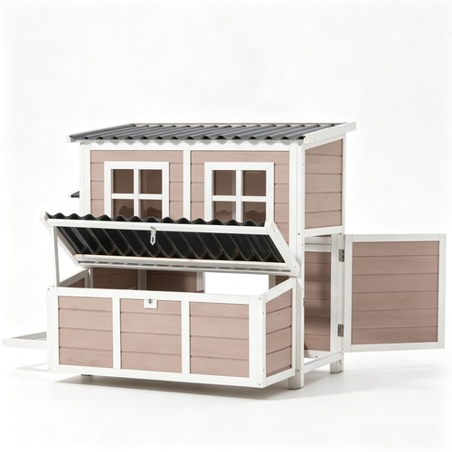 Wooden hen coop 102cm fits - , 4-6