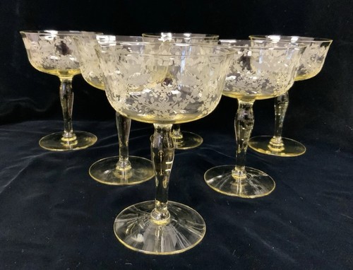 Set fostoria etched - fostoria,