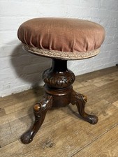 Antique Victorian Piano Stool  . Free Delivery Available