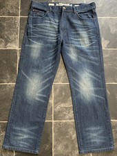 Mantaray Blue Jeans Loose Relaxed Fit Zip Fly W36 L30 Great Condition