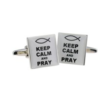 Keep Calm & Pray White