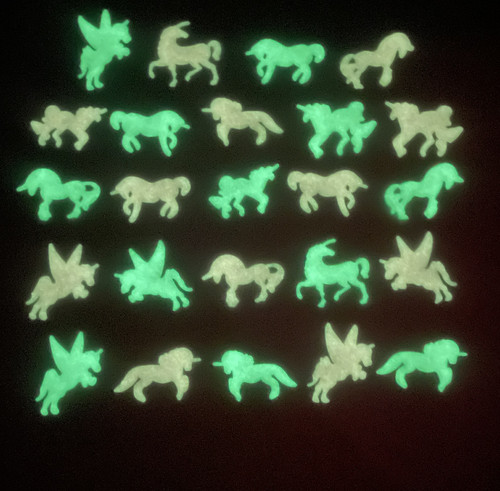 Unicorn wall stickers 24pc - wall,