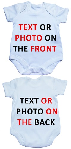 Personalised custom white - white, baby