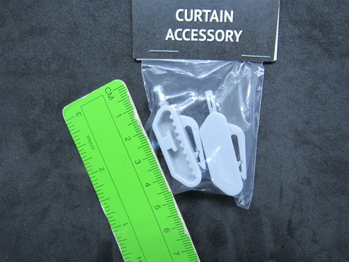 Curtain rail end - curtain, (