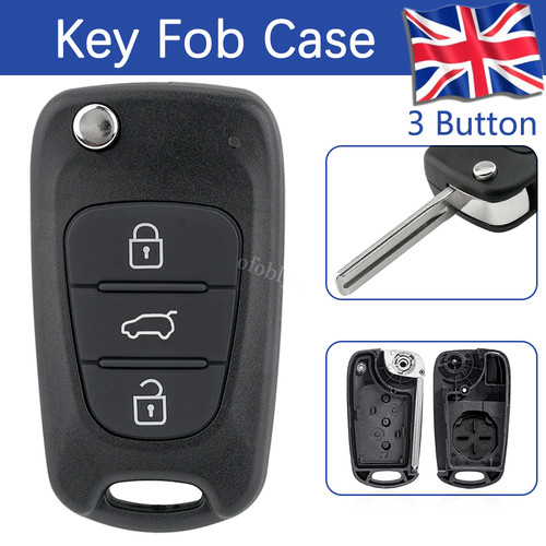 Kia button flip car key - 3,