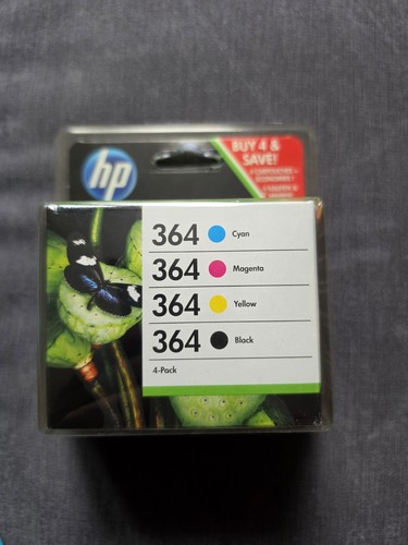 Genuine 364 black cyan - hp,