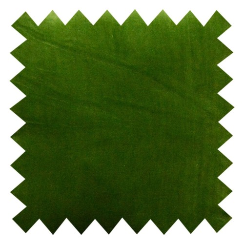 Moss green cotton velvet - cotton,