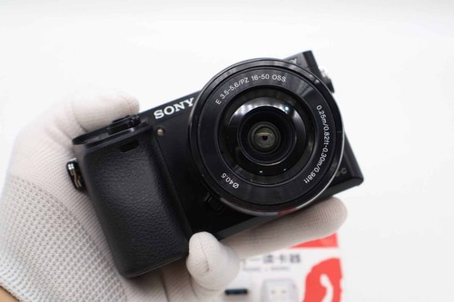 Sony alpha a6000 black camera - black,