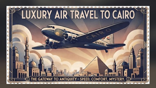 Vintage cairo 1930s flying - 1930s,