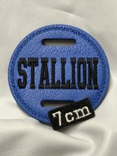 1x BLUE LEATHER 7cm Bridle
