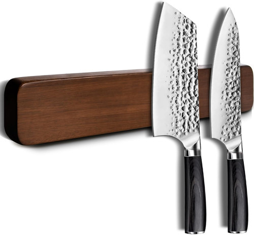 Acacia wood knife holder - acacia,