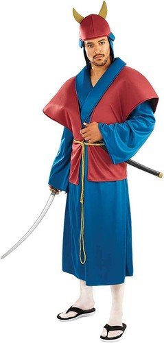 Men samurai costume - men`s, helmet