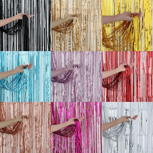 Foil fringe tinsel - 1m-2m,
