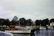 CRUISER BOATS, Norfolk Broads - Original 35mm SLIDE (1971)