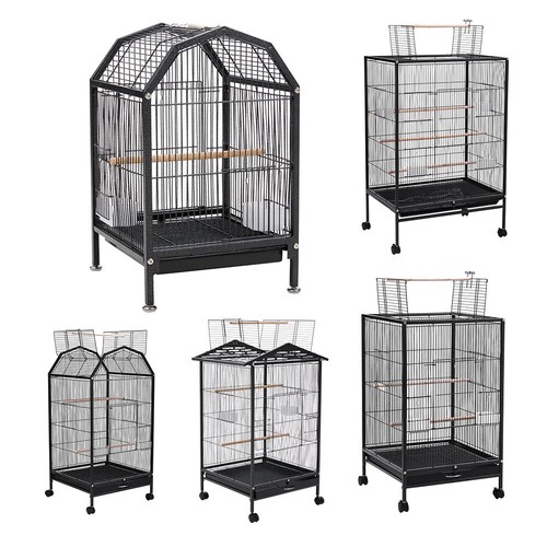 Metal parakeet cage cockatiel - parakeet,