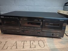 Yamaha KX-W321 Natural Sound Double Cassette Deck HiFi Working @paf#D