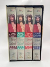 Franco Zeffirelli’s Epic Jesus of Nazareth 1-4 on VHS Video