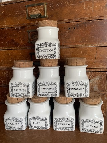 Arabia spice herb jars - x,