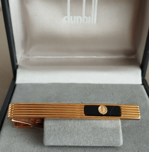 Vtg dunhill gold tone - vtg, bar