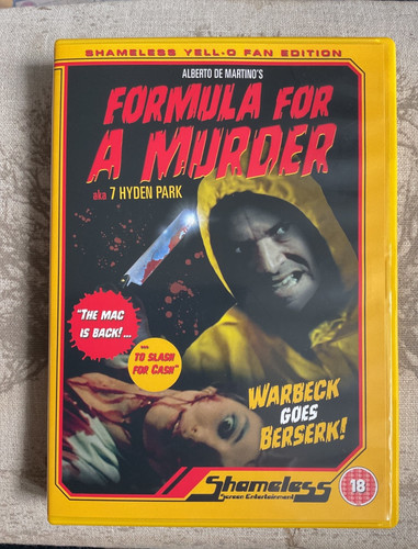 Formula for murder - formula, 1985-