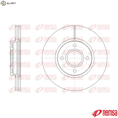 Brake disc 61502 for - disc,
