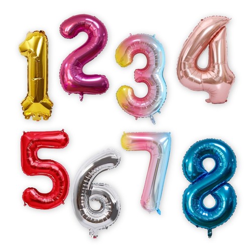 Number balloons foil - number, 16"