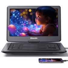 19" Portable DVD Player HD CD