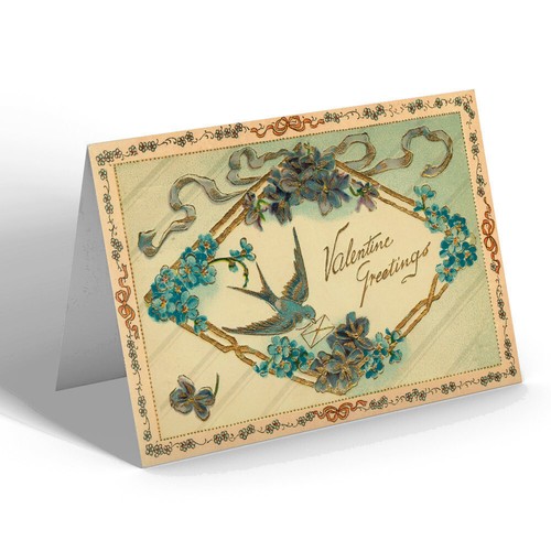 Valentines day card - card, vintage