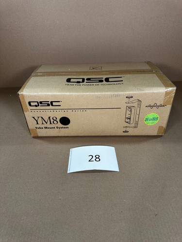 New qsc ym8 - new, black