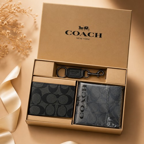 Coach men bifold wallet set - coach,