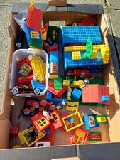 Job Lot Bundle LEGO Fabuland Animals Houses Taxi Cars Motorbike With Stickers