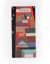 ATHENS Travel Brochure & Map - Vintage Original 1960s [Greece]