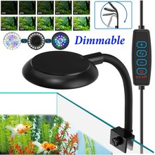 Clip On LED Aquarium Light 7W Small Fish Tank Light USB Dimmable Moving Lamp